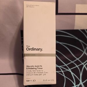 The Ordinary Glycolic 7% Exfoliating Toner -8.1oz, New, Boxed